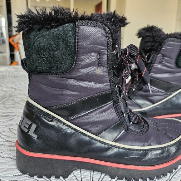 GUC Sorel Tivoli 2 Winter Snow Boot Black Women 6 - Picture 4 of 16